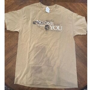 Religious T Shirt Jesus Graphic Christian Quote Tee Size Large |O1